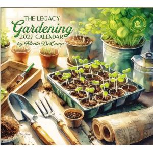 ご予約 カントリーカレンダー 2027年 GARDENING CALENDAR ガーデニング 壁掛け おしゃれ レガシー ガーデニング雑貨 令和8年 ガーデン