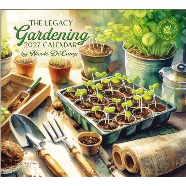 ご予約 カントリーカレンダー ガーデニング 2027年 GARDENING CALENDAR 壁掛け...
