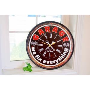 アメリカン レトロ 掛時計 NUMBER PLATE ビンテージ 鉄製 カラフル