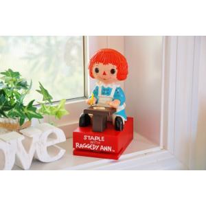 ラガディ アン＆アンディ Raggedy Ann &amp; Andy アンティーク ラガディ・ホッチキス台...
