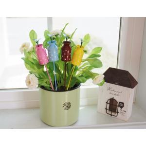 ガーデニング雑貨 ガーデンピック カラフルドットピック ミルク缶 4本セット SPICE Color...