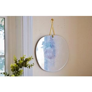 鏡 ミラー 送料無料 レトロ ぶ厚い 木枠 付き フレーム 壁掛け 置き