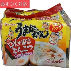 九州の味 うまかっちゃん 5食入 熊本 香ばしにんにく風味 特製調味オイルつき ラーメン｜zakka-park