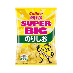 ポテトチップス 大袋 カルビー ポテトチップス スーパービッグ SUPER BIG のり塩味 475g のりしお