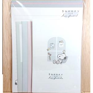PEANUTS スヌーピー ボリュームアップレター レターセット ぽかぽか