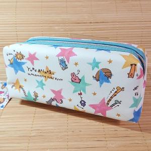 キキララ パール調ポーチ&ペンケースのセット（白馬）40周年/47353-1