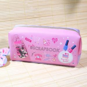 蝶々 シンプル ローズ ボックスペンケース（MISTY FLYER/水色）28311