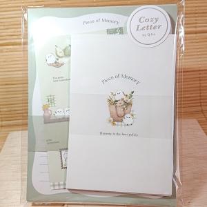 ほっこりモコモカ 可愛いくま レターセット（おはよう）74158/ お手紙