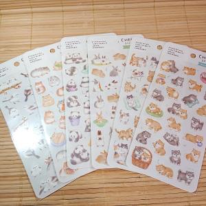 ウォレスとグルミット ぷっくりラメシールA 52068/キララメ入り 