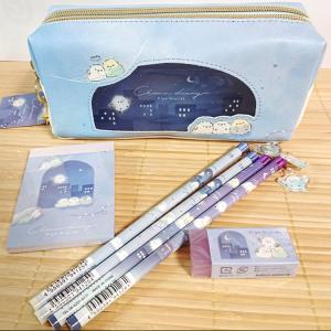 ペン差しポケット付き パッチワークペンケース（レッド）32 : 雑貨の
