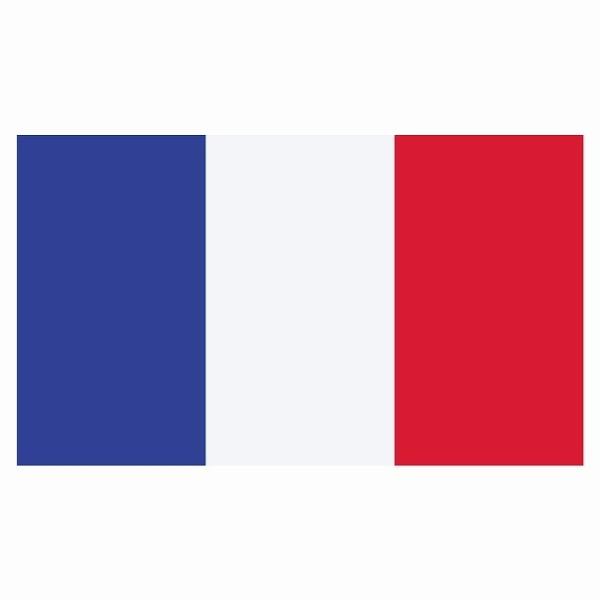180x103mm  フランス France 国旗 ステッカー  カッティングシート シール Nat...