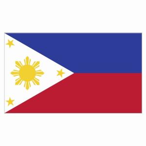 210x121mm フィリピン Philippine 国旗 ステッカー カッティングシート シール National Flag 国 旗 塩ビ製｜zakka-puropella