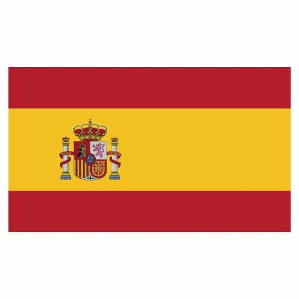 210x121mm スペイン Spain 国旗 ステッカー カッティングシート シール Nation...