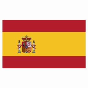 180x103mm スペイン Spain 国旗 ステッカー カッティングシート シール National Flag 国 旗 塩ビ製