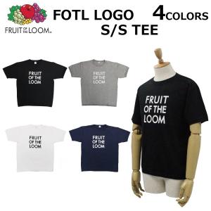 FRUIT OF THE LOOM フルーツオブザルーム FOTL LOGO S/S TEE ロゴ S/S ティー トップス ビッグシルエット スウェット 半袖 ロゴ 0122-003PT1 父の日｜zakka-tokia