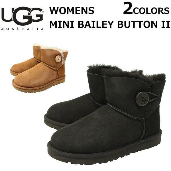 並行輸入品 UGG アグ WOMENS MINI BAILEY BUTTON II ウィメンズ ミニ...