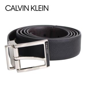 CALVIN KLEIN カルバンクライン Reverible Belt 11CK010021 ベルト メンズ 紳士 ブラック 黒 ブラウン サイズ48 レザー 本革 ビジネス フォーマル プレゼント｜zakka-tokia