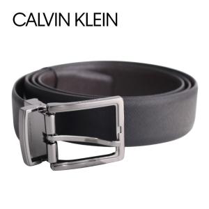 CALVIN KLEIN カルバンクライン Reverible Belt 11CK010027 ベルト メンズ 紳士 ブラック 黒 ブラウン サイズ48 レザー 本革 ビジネス フォーマル プレゼント｜zakka-tokia