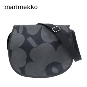 marimekko マリメッコ Pieni Unikko Salli Wx ピエニ ウニッコ サリー ワックス ショルダーバッグ 斜めがけ  レディース 47584 999 ブラック 父の日｜zakka-tokia