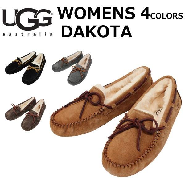 並行輸入品 UGG アグ WOMENS DAKOTA ウィメンズ ダコタ モカシン スリッポン ブー...