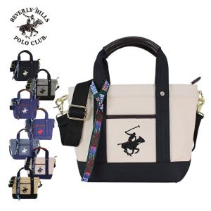 BEVERLY HILLS POLO CLUB ビバリーヒルズポロクラブ TOTE BAG ロゴ トートバッグ キャンバス XSサイズ BH1006N ショルダーバッグ バック 送料無料 母の日