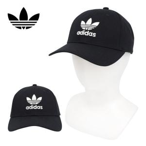 adidas Originals アディダス オリジナルス トレフォイル ベースボールキャップ 帽子 デイリーキャップ CAP EC3603 メンズ レディース ブラック 黒 母の日｜zakka-tokia