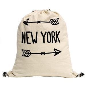 Bag-all バッグオール NEW YORK ARROW BACKPACK ニューヨーカーアローバックパック ナップサック レディース B4 アイボリー 父の日｜zakka-tokia