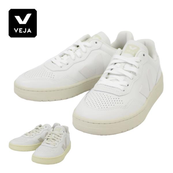 並行輸入品 VEJA ヴェジャ V-90 スニーカー レザー スニーカー シューズ 靴  ホワイト ...