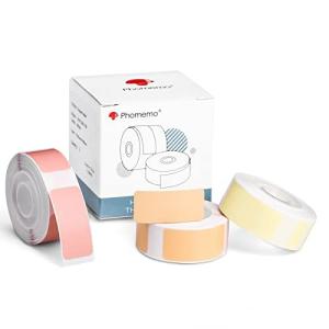 Memoqueen Q30S Q30 Q31 Q32 ラベルテープ ライトイエロー／ライトオレンジ／オレンジレッドラベル，14mm*30mm  3 ロ