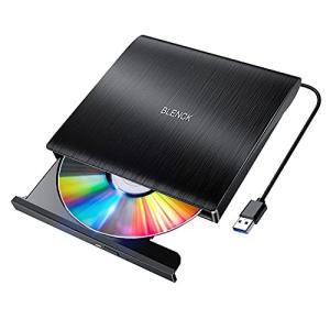 DVDドライブ 外付け USB3.0 ポータブルドライブ CD/DVDプレイヤー CD/DVDドライブ 静音 高速 軽量 スリム コンパクト CD/D
