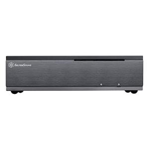 SST-ML06B ブラック SilverStone PCケース スリム型Min-ITXケース