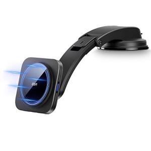 ESR HaloLock車載ダッシュボード磁気ワイヤレス充電器 急速充電 MagSafe対応 車用充電器 ダッシュボードマウント ケースなしの状態のi