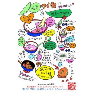 奥山佳恵さんのオリジナルポストカード　枝豆つくね｜zakkabiyori2008