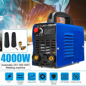 インバーターアーク溶接機  4000W 20A-200A 調整可能 ポータブルミニハンドヘルド IGBT デジタル電気溶接機 Bタイプ｜zakkafactory