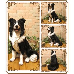置物 動物 可愛い 犬の置物 ボーダーコリー ...の詳細画像1