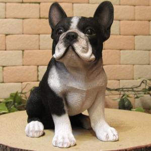 置物 動物 可愛い 犬の置物 フレンチブルドッ...の詳細画像1