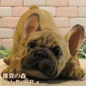 フレンチブルドッグ ゴールド オブジェ 置物 ブヒ 犬 風水 金運 縁起物