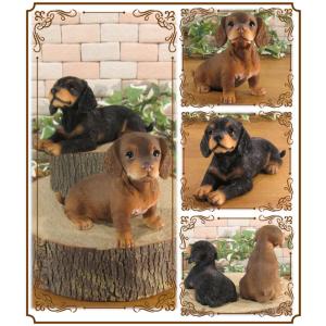 置物 動物 可愛い 犬の置物 ダックスフント ...の詳細画像1