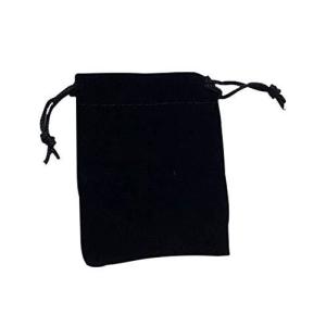 50枚 黒 7x9cm 高級 ベロア ベルベット調 巾着袋 ギフト