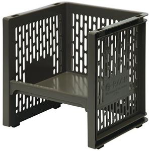 サンコープラスチック 積重ね収納 eラックSS 幅24×奥22×高24.8cm ブラウン