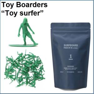 サーファー おもちゃ グリーンアーミーメン テラリウム フィギュア Toy Boarders “Toy surfer”｜zakkamag