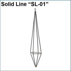 モビール 植物 エアプランツ ハンギング 吊るす 飾る 18cm Solid Line “SL-01”｜zakkamag