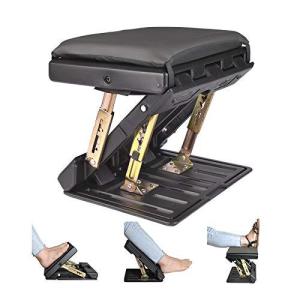 フットレスト 角度 高度調節可能 足置き 足らく 折り畳み 新幹線 オフィス 足のむくみ対策 グレー