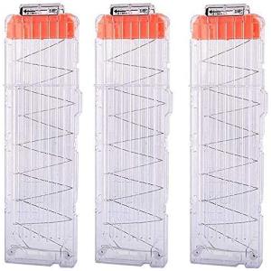 DreamConnect ナーフ用 マガジン ダーツクリップ N-ストライクエリートブラスター 1本につき18発 高速リロード 3本セット