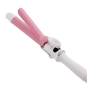 SALONIA サロニア セラミックカールヘアアイロン フレッシュアップピンク 25mm SL-008PK アイロン 家電 美容
