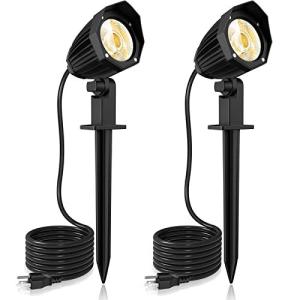 ガーデンライト 2個セット LED スポットライト 電球色3000K