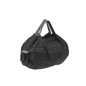 マーナ Shupatto  ポケッタブルバッグ S ブラック 一気にたためるエコバッグ S440BK