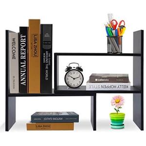 デスク上置き棚 自由自在伸縮 自由に形を変えられる 卓上ラック 卓上 小 物 書類 収納 整理 仕切り 本立て オフィス収納 ys