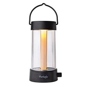FunLogy Lantern 充電式/無段階調光/無段階調色/キャンプ/暖色/ 内臓/USB-C/モバイル対応/I
