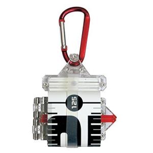 第一精工 フィッシングスケール ノギスケール125 ホワイト フィッシングメジャー フィッシュスケール 釣りメジャー